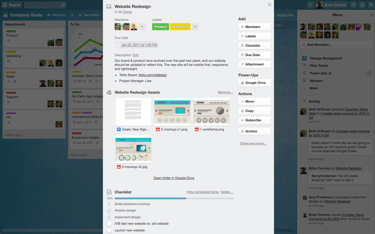 Trello boards app