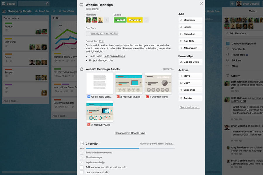 Trello boards app