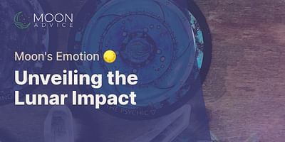 Unveiling the Lunar Impact - Moon's Emotion 🌕
