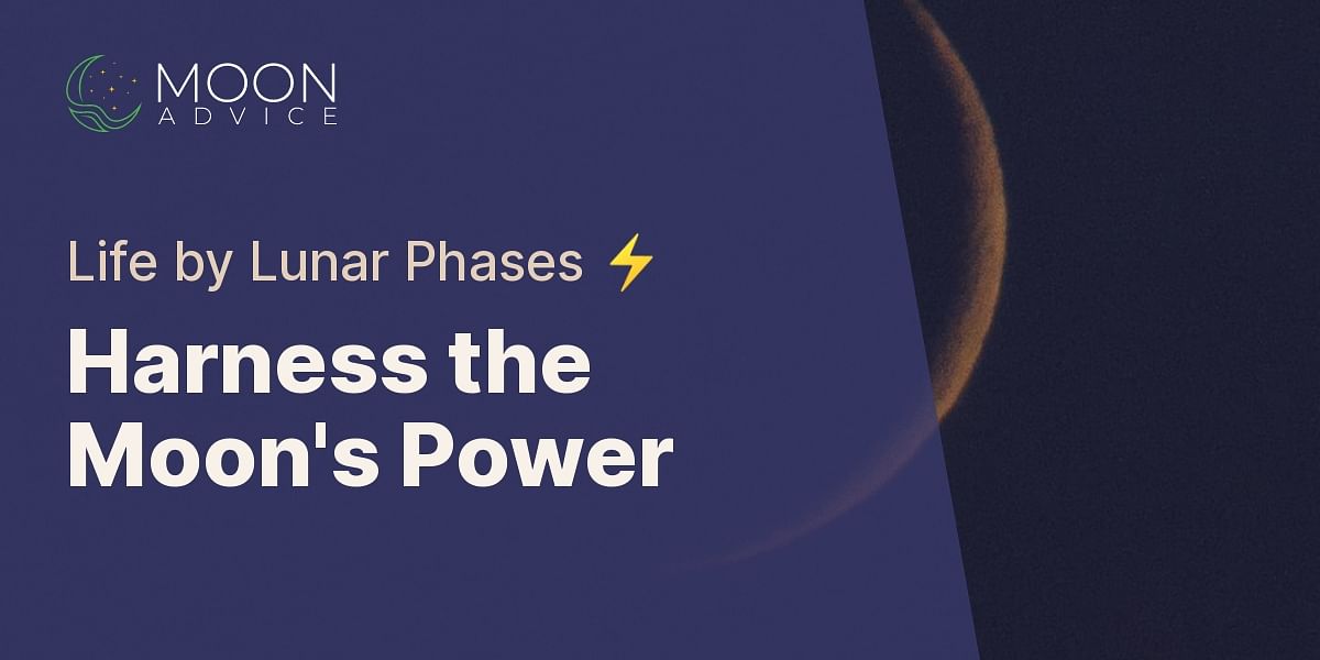 How do the phases of the moon affect your daily life?