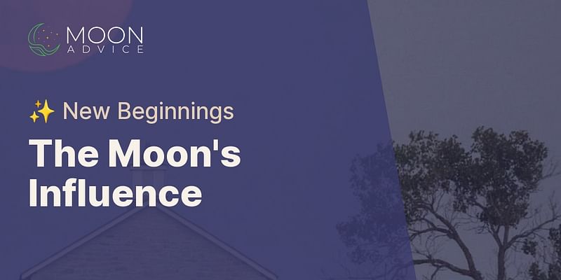 The Moon's Influence - ✨ New Beginnings
