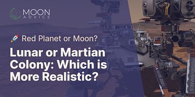 Lunar or Martian Colony: Which is More Realistic? - 🚀 Red Planet or Moon?
