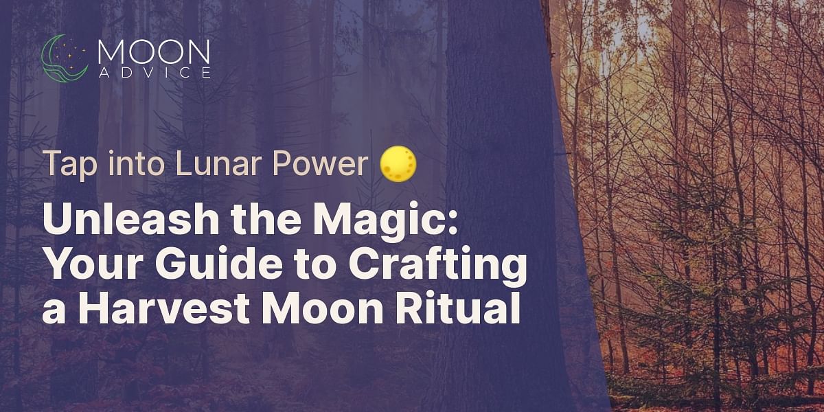 Creating Your Own Harvest Moon Ritual A StepbyStep Guide Moon Advice