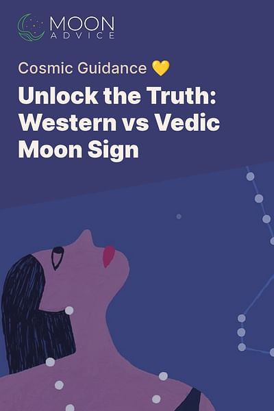 Unlock the Truth: Western vs Vedic Moon Sign - Cosmic Guidance 💛