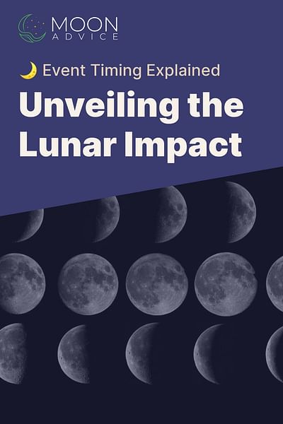 Unveiling the Lunar Impact - 🌙 Event Timing Explained