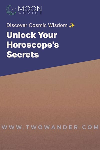 Unlock Your Horoscope's Secrets - Discover Cosmic Wisdom ✨